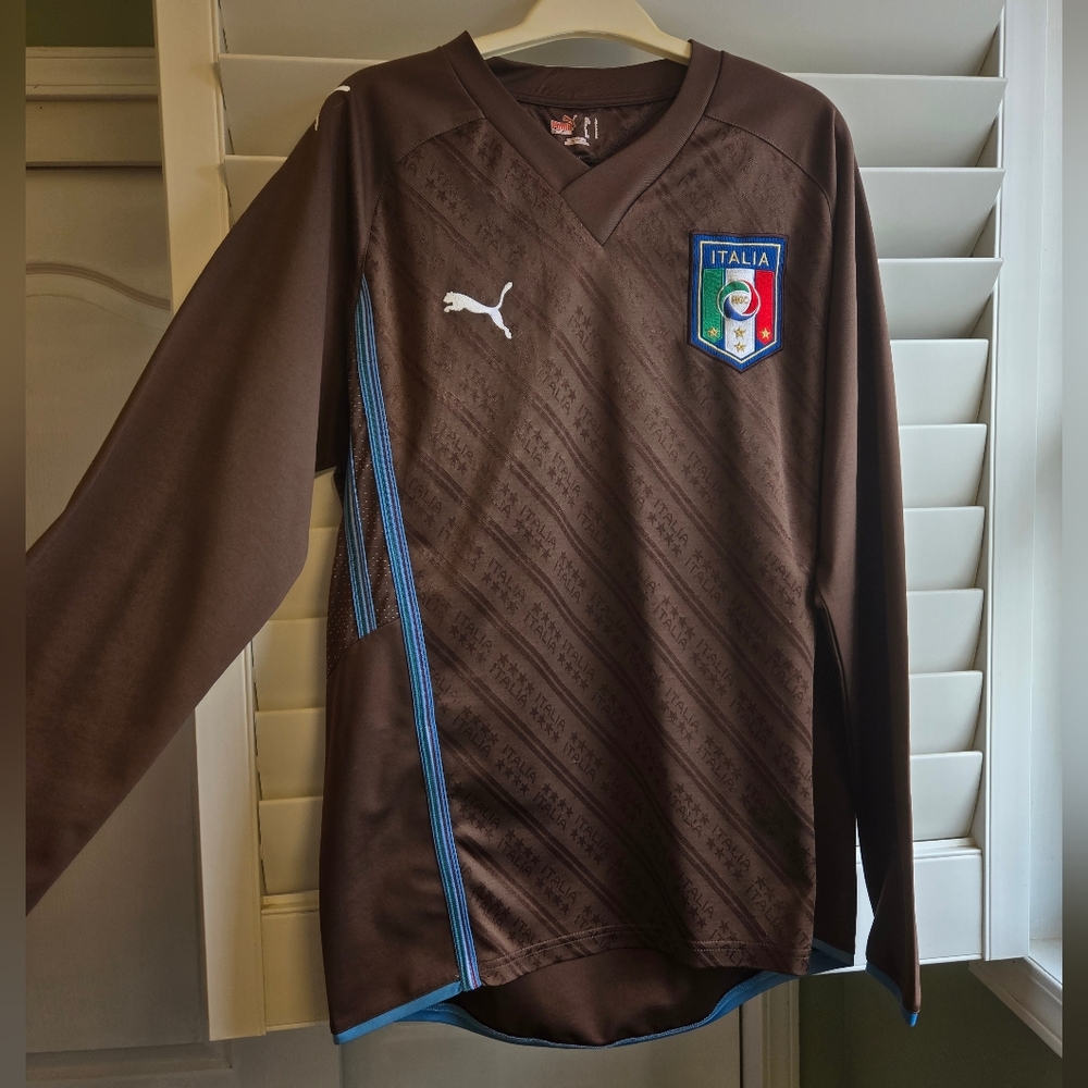 ITALY 2009 2010 GOALKEEPER FOOTBALL SHIRT SOCCER JERSEY LONG SLEEVE